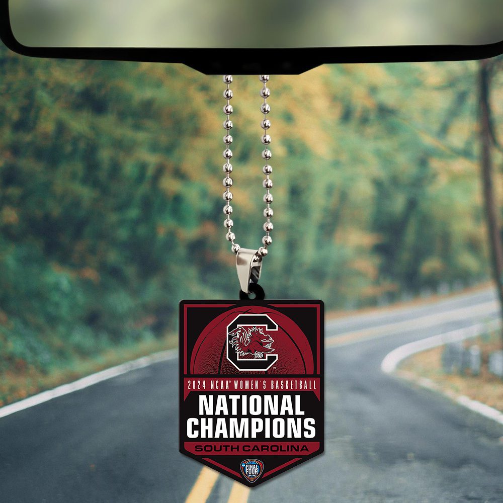 South-Carolina-Gamecocks-Womens-Basketball-Custom-Shape-2-sided-Acrylic-Car-Ornament-GOM1314-1