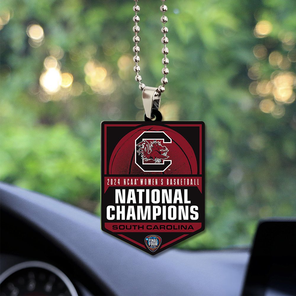 South-Carolina-Gamecocks-Womens-Basketball-Custom-Shape-2-sided-Acrylic-Car-Ornament-GOM1314 South Carolina Gamecocks Women's Basketball Custom Shape 2-sided Acrylic Car Ornament GOM1314