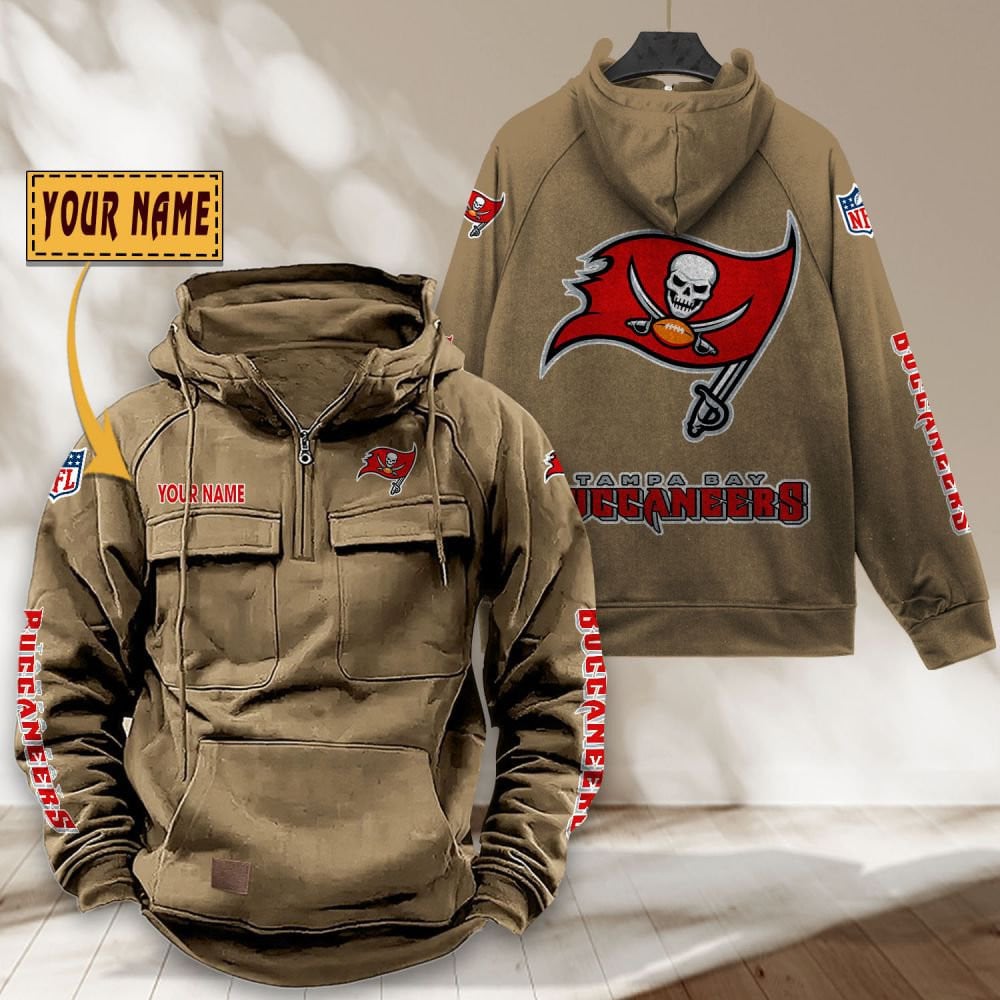 Tampa-Bay-Buccaneers-NFL-Personalized-Multi-Pocket-Quarter-Zip-Vintage-Hoodie-WVH1055-4