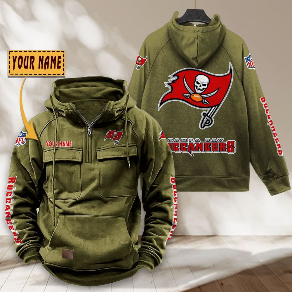Tampa-Bay-Buccaneers-NFL-Personalized-Multi-Pocket-Quarter-Zip-Vintage-Hoodie-WVH1055-5