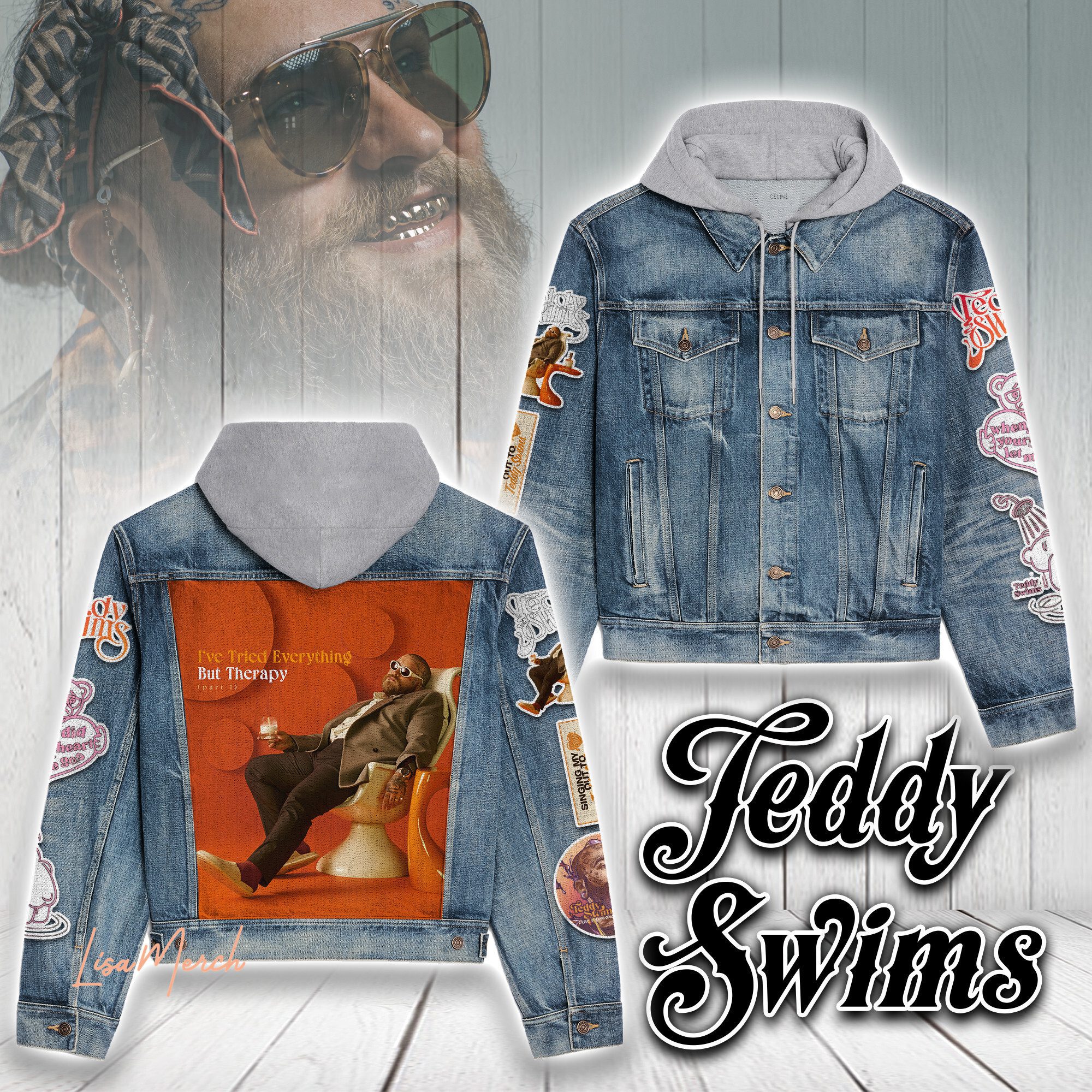 Teddy-Swims-Hooded-Denim-Jacket-LDN1140 Teddy Swims Hooded Denim Jacket LDN1140