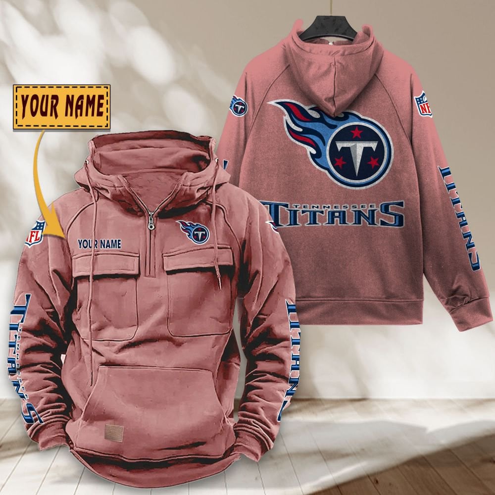 Tennessee-Titans-NFL-Personalized-Multi-Pocket-Quarter-Zip-Vintage-Hoodie-WVH1062-2