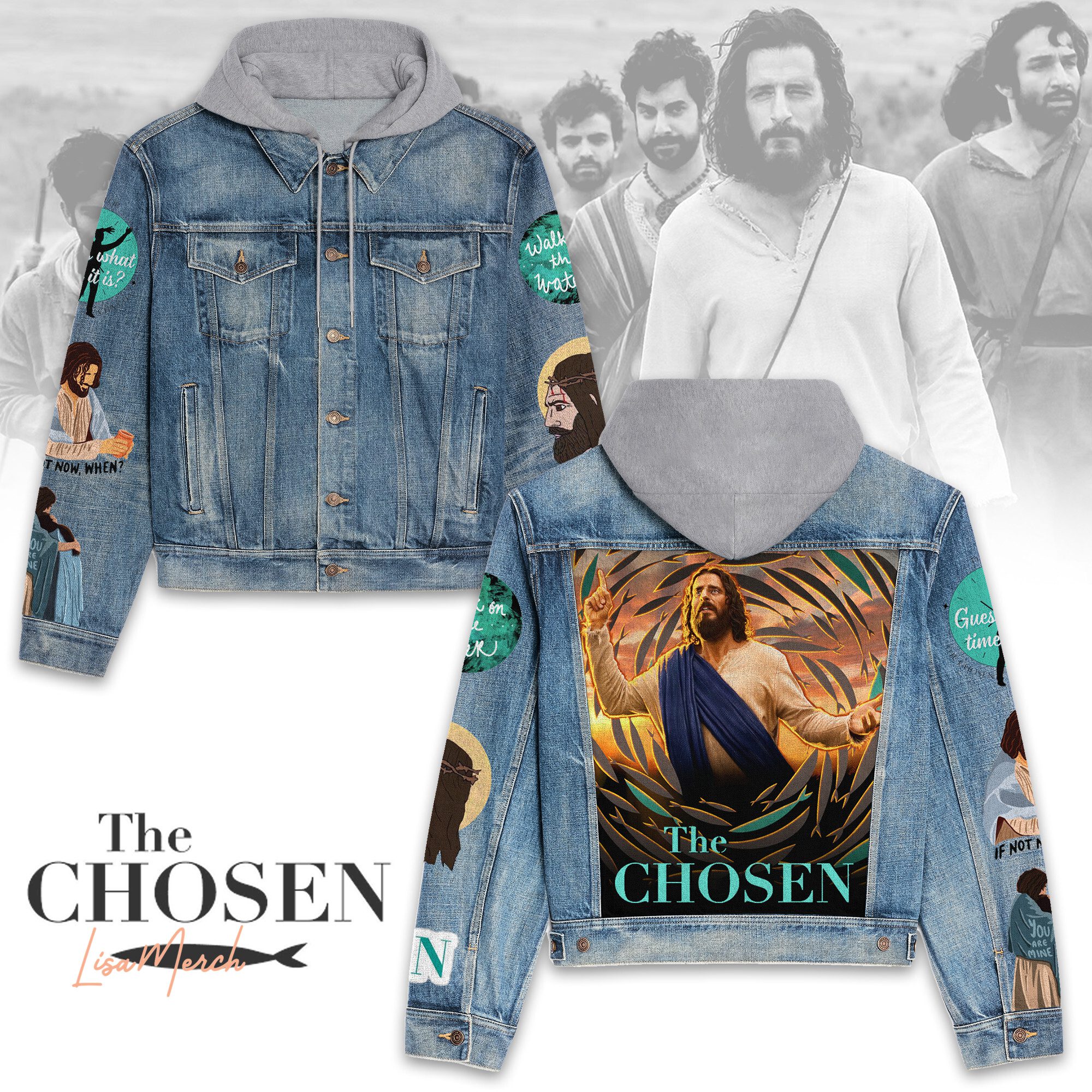The-Chosen-Hooded-Denim-Jacket-LDN1139 The Chosen Hooded Denim Jacket LDN1139