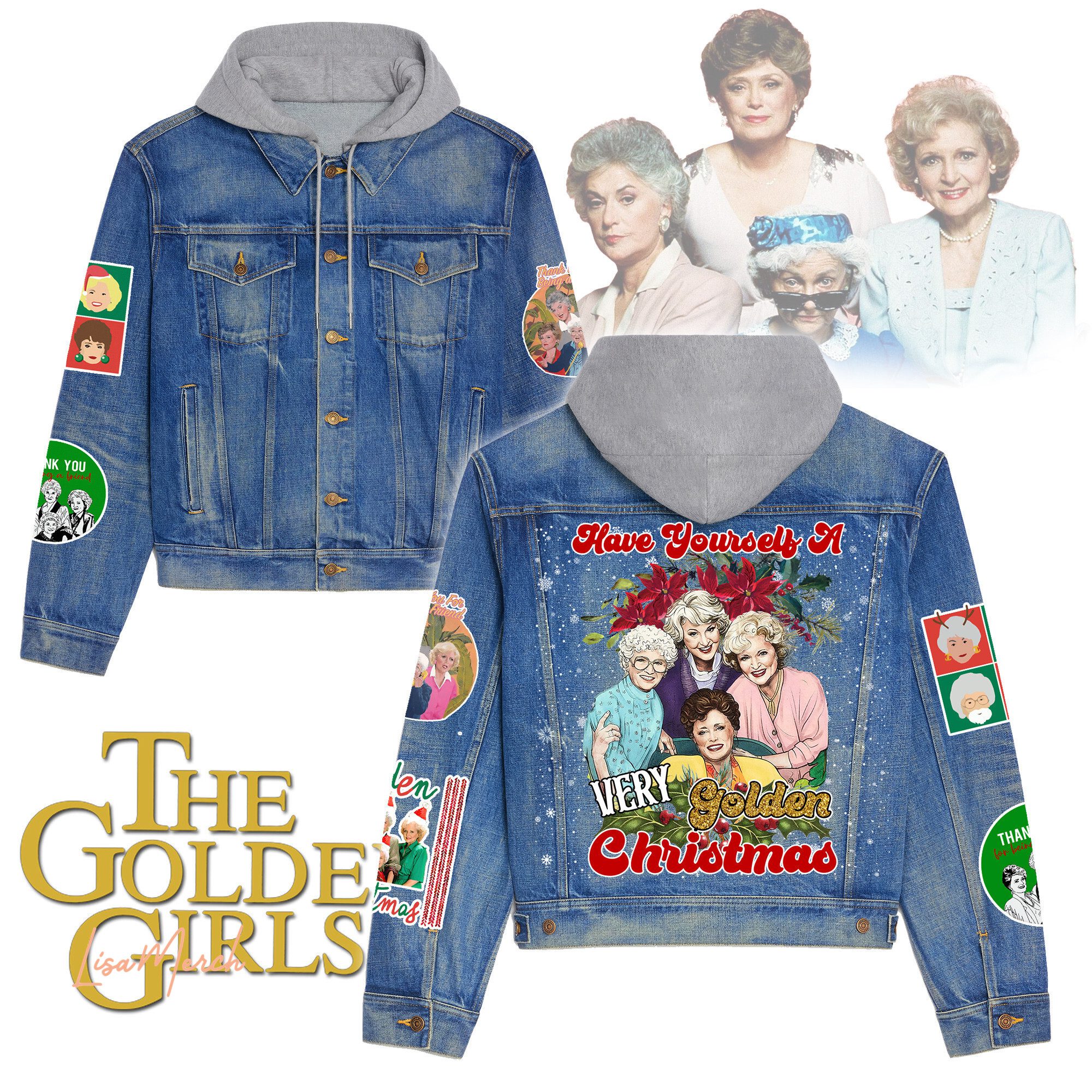 The-Golden-Girls-Hooded-Denim-Jacket-LDN1118 The Golden Girls Hooded Denim Jacket LDN1118