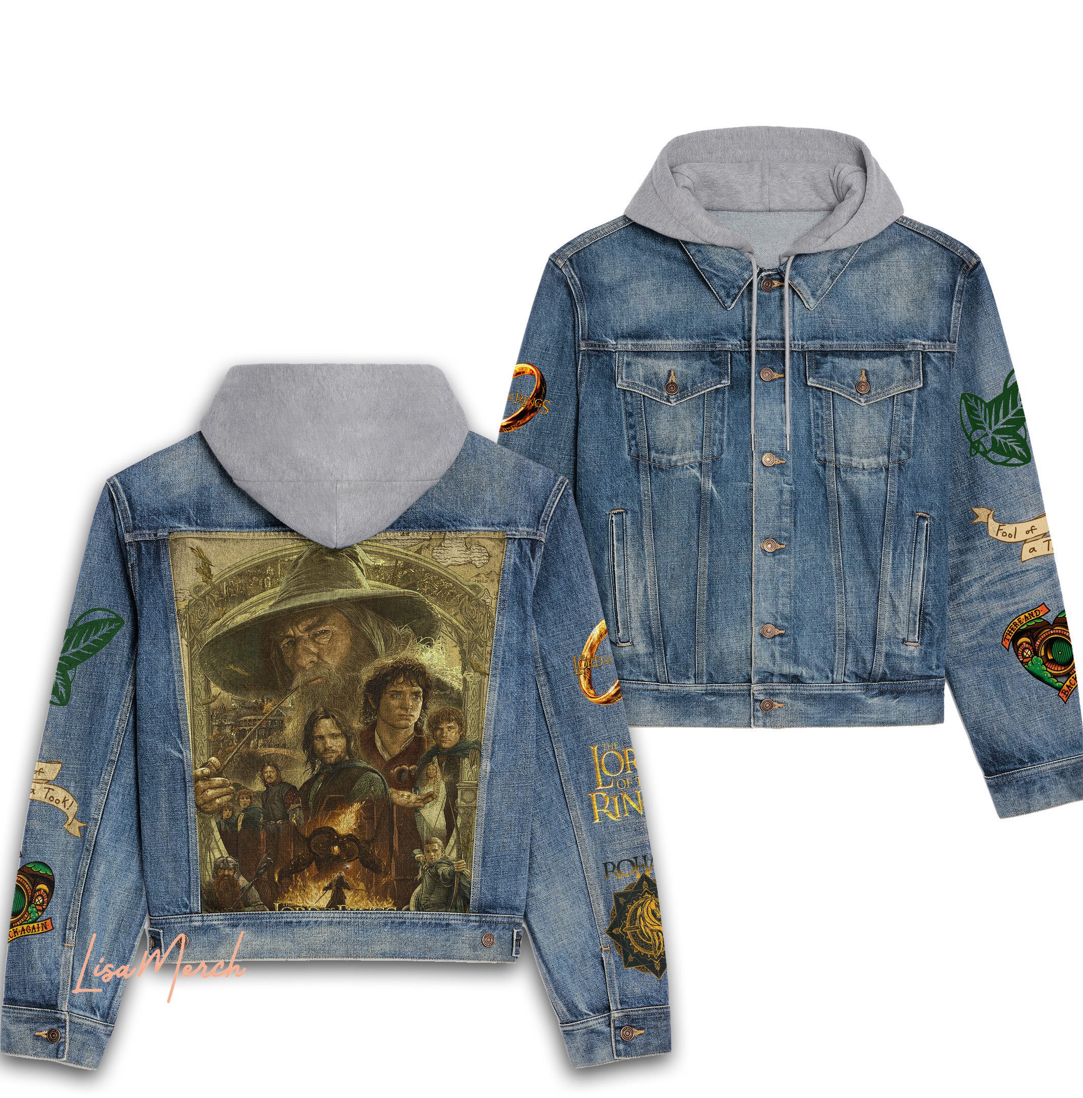 The-Lord-of-the-Rings-Hooded-Denim-Jacket-LDN1142 The Lord of the Rings Hooded Denim Jacket LDN1142