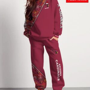 Arizona Cardinals Christmas Pattern Sweatsuit Combo Sweatshirt And Sweatpants - Team Color CSP1573