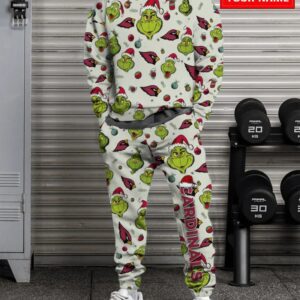 Arizona Cardinals Christmas Pattern Sweatsuit Combo Sweatshirt and Sweatpants CSP1605