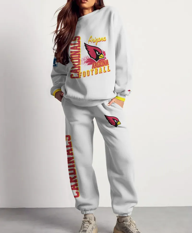 Arizona Cardinals Sweatsuit Combo 3D Sweatshirt and Sweatpants CSP1690