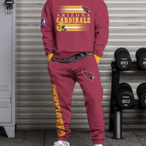 Arizona Cardinals Sweatsuit Combo 3D Sweatshirt and Sweatpants CSP1760
