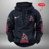 Arizona Coyotes NHL Swoosh Hooded Lace Up Retro Vintage Hoodie Custom Name