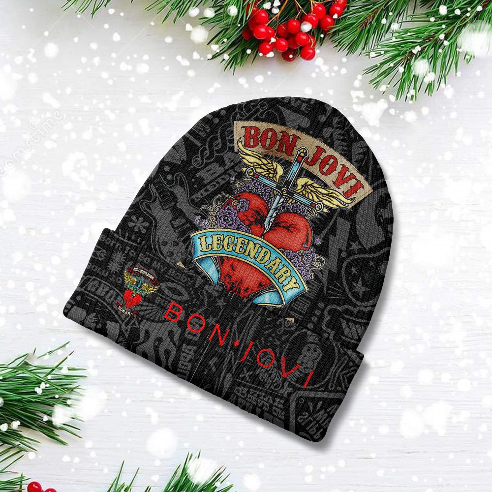 Bon-Jovi-Beanie-Hat-Wool-Winter-Hat-WBH1191 Bon Jovi Beanie Hat Wool Winter Hat WBH1191
