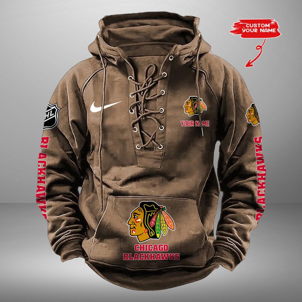 Chicago-Blackhawks-NHL-Swoosh-Hooded-Lace-Up-Retro-Vintage-Hoodie-Custom-Name-2