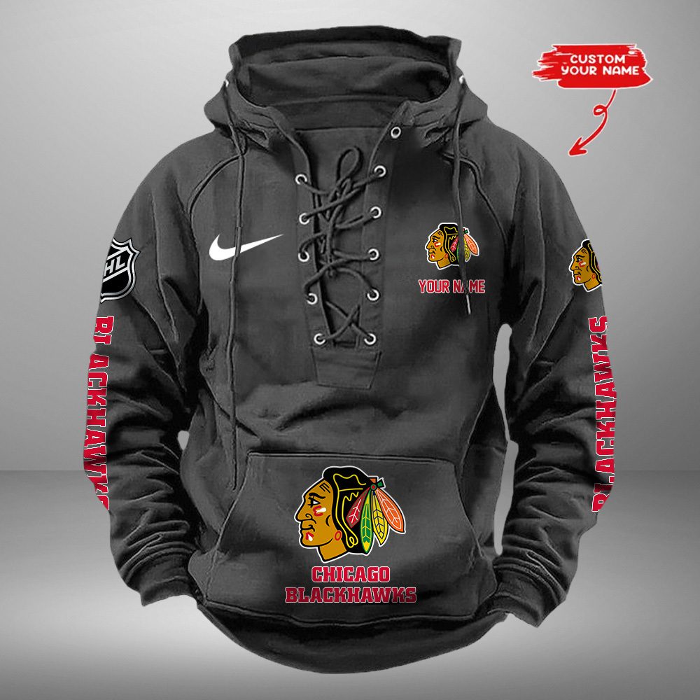 Chicago-Blackhawks-NHL-Swoosh-Hooded-Lace-Up-Retro-Vintage-Hoodie-Custom-Name-3