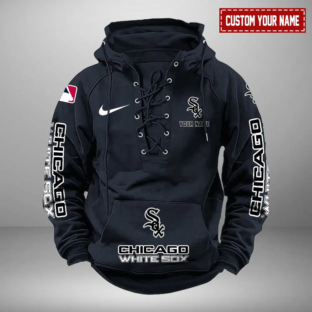 Chicago-White-Sox-Personalized-MLB-Swoosh-Lace-Up-Hoodie-Vintage-Retro-Hoodie-2