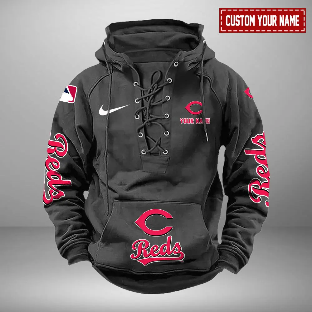 Cincinnati-Reds-Personalized-MLB-Swoosh-Lace-Up-Hoodie-Vintage-Retro-Hoodie-3