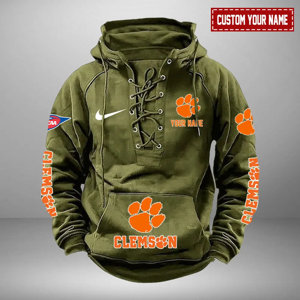 Clemson-Tigers-NCAA-Swoosh-Hooded-Lace-Up-Hoodie-Vintage-Retro-Hoodie-Custom-Name-4