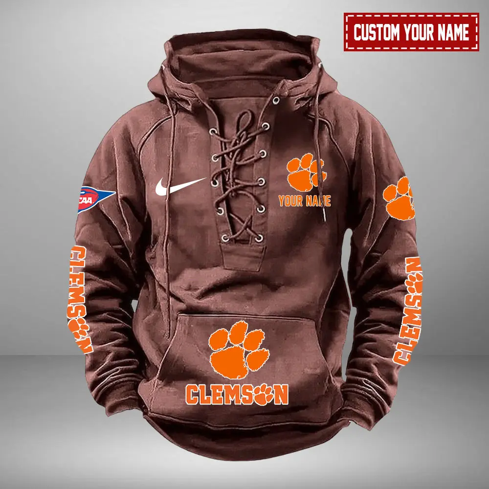 Clemson-Tigers-NCAA-Swoosh-Hooded-Lace-Up-Hoodie-Vintage-Retro-Hoodie-Custom-Name-5