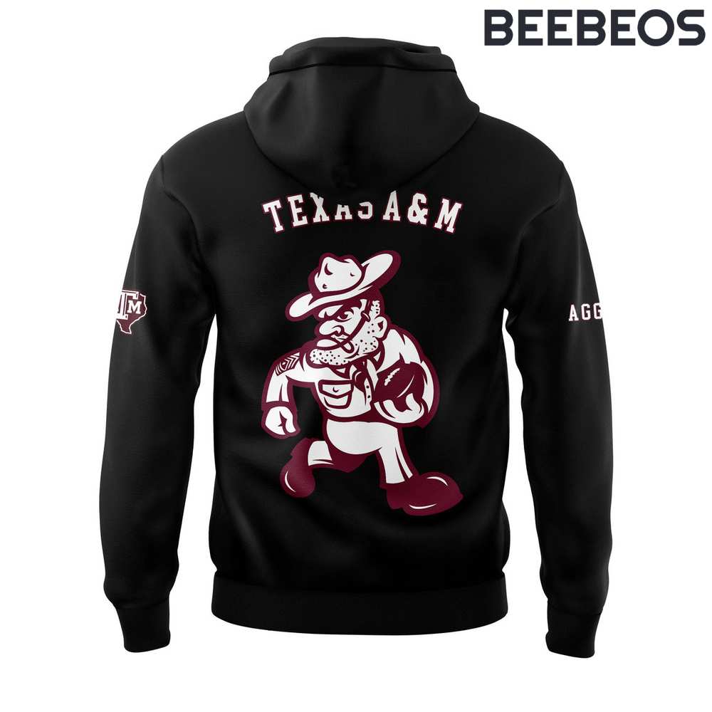 Coach Mike Elko Texas AM Aggies Football Black Hoodie