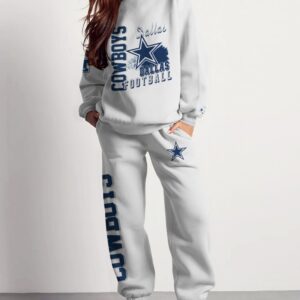 Dallas Cowboys Sweatsuit Combo 3D Sweatshirt and Sweatpants CSP1648