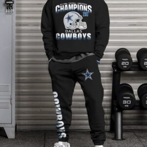 Dallas Cowboys Sweatsuit Combo 3D Sweatshirt and Sweatpants CSP1687