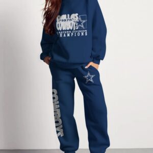 Dallas Cowboys Sweatsuit Combo 3D Sweatshirt and Sweatpants CSP1696