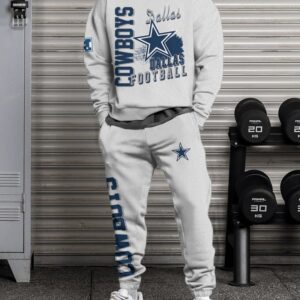 Dallas Cowboys Sweatsuit Combo 3D Sweatshirt and Sweatpants CSP1723