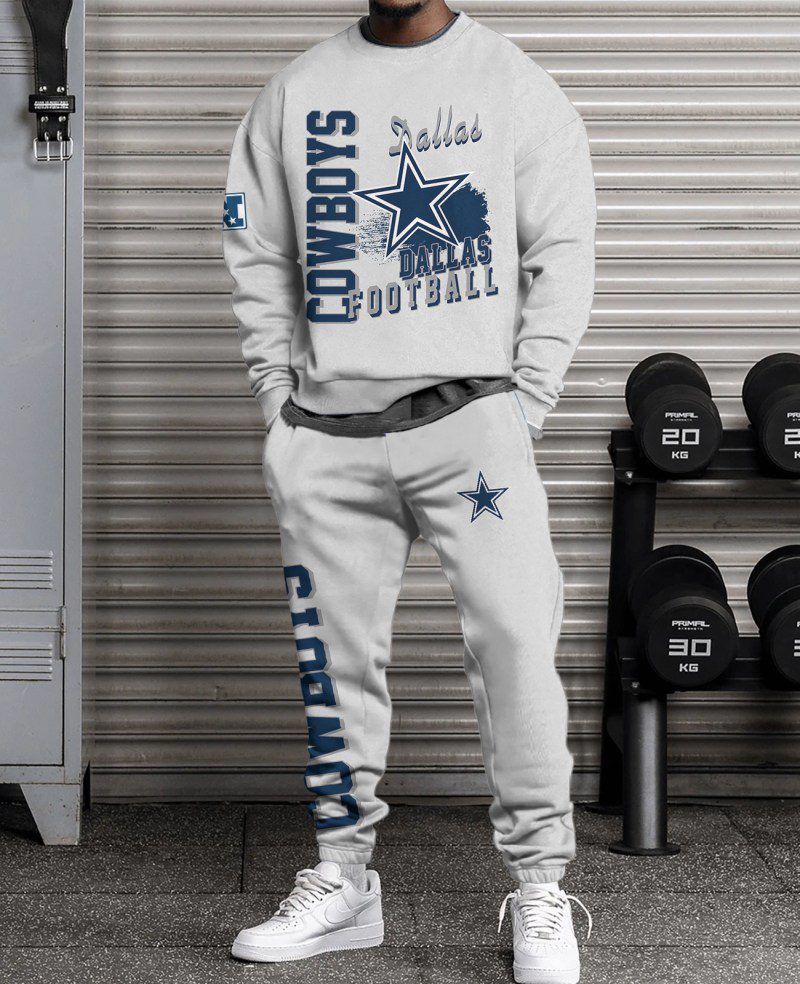 Dallas-Cowboys-Sweatsuit-Combo-3D-Sweatshirt-and-Sweatpants-CSP1723 Dallas Cowboys Sweatsuit Combo 3D Sweatshirt and Sweatpants CSP1723
