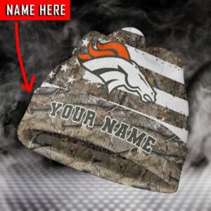 Denver Broncos Personalized Wool Beanie Hat WBH1087