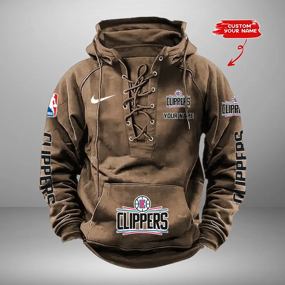 Los-Angeles-Clippers-Personalized-NBA-Swoosh-Lace-Up-Hoodie-Vintage-Retro-Hoodie-2