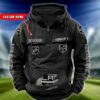 Los Angeles Kings NHL Hockey Vintage Quarter Zip Hoodie Retro Hoodie Custom Name WRH1017