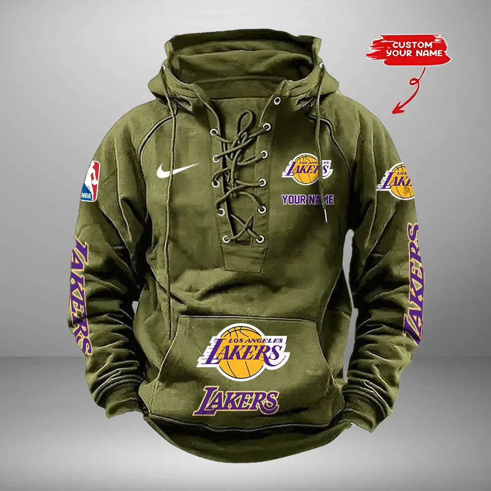 Los-Angeles-Lakers-Personalized-NBA-Swoosh-Lace-Up-Hoodie-Vintage-Retro-Hoodie-4