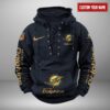Miami Dolphins NFL Personalized Swoosh Hooded Lace Up Hoodie Vintage Retro Hoodie