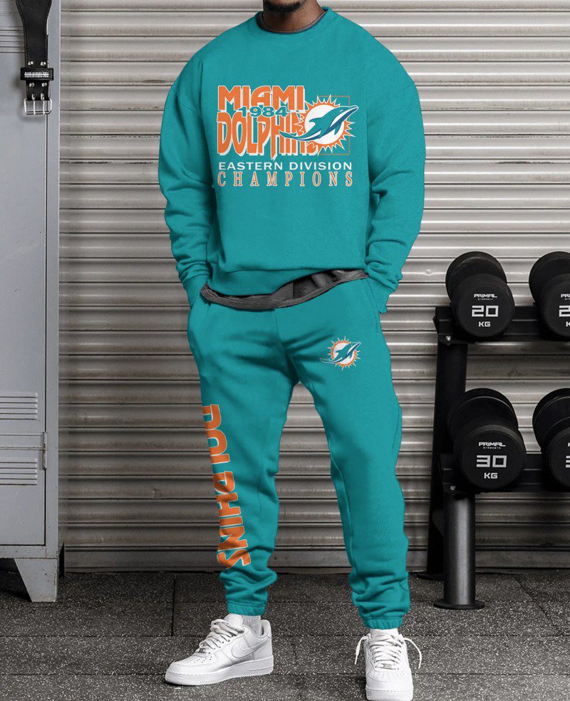 Miami-Dolphins-Sweatsuit-Combo-3D-Sweatshirt-and-Sweatpants-CSP1868 Miami Dolphins Sweatsuit Combo 3D Sweatshirt and Sweatpants CSP1868