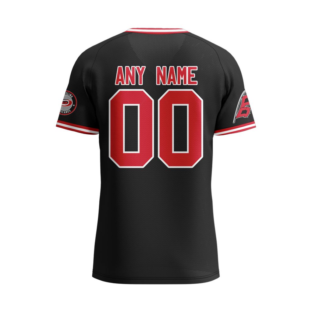 NHL-Carolina-Hurricanes-Special-V-neck-Mesh-Raglan-Short-Sleeve-Design-1