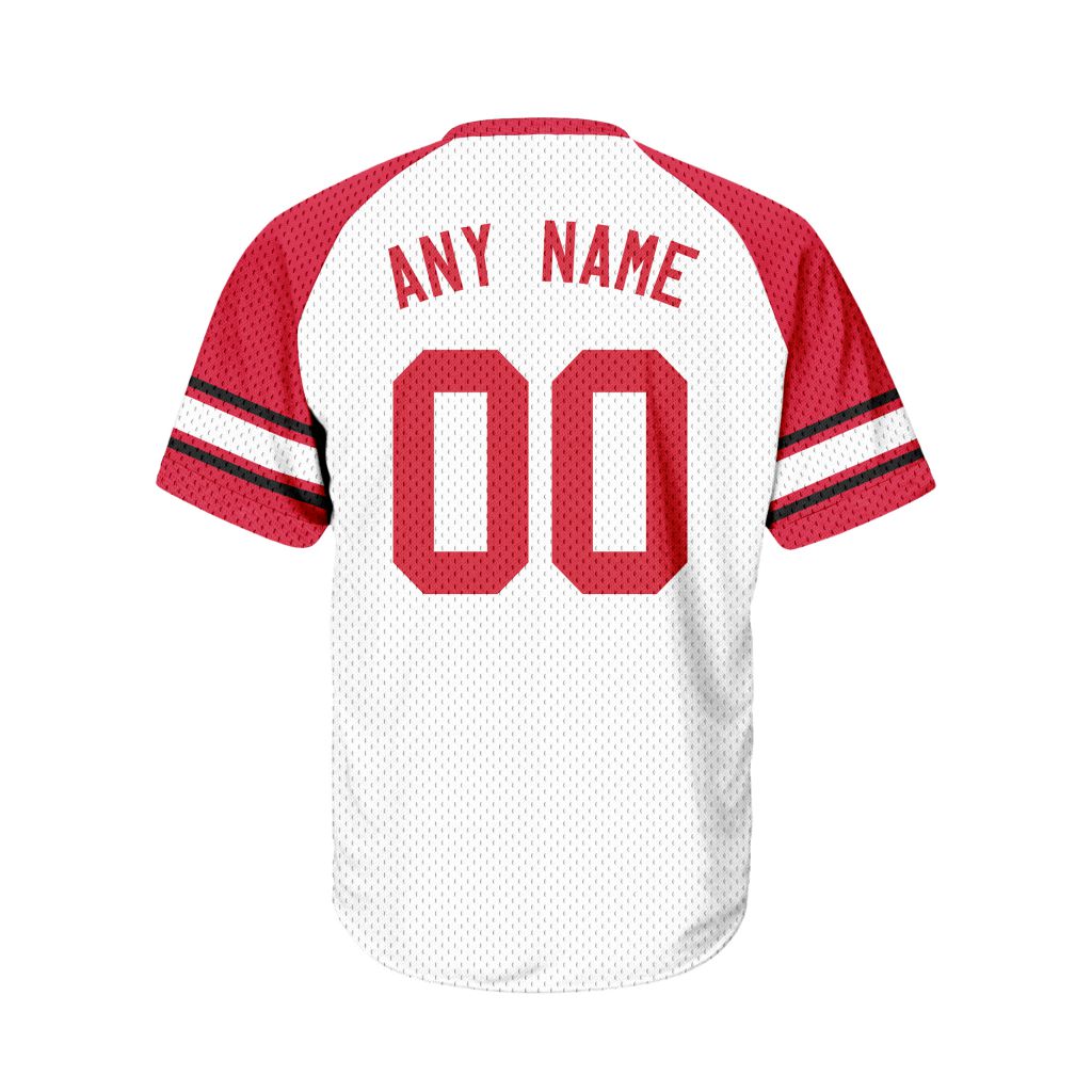 NHL-Chicago-Blackhawks-Personalized-V-neck-Mesh-Short-Sleeve-Jersey-1