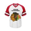 NHL Chicago Blackhawks Personalized V-neck Mesh Short Sleeve Jersey