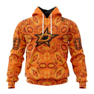 NHL Dallas Stars Special National Day For Truth And Reconciliation Design Unisex Performance Hoodie