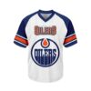 NHL Edmonton Oilers Personalized V-neck Mesh Short Sleeve Jersey