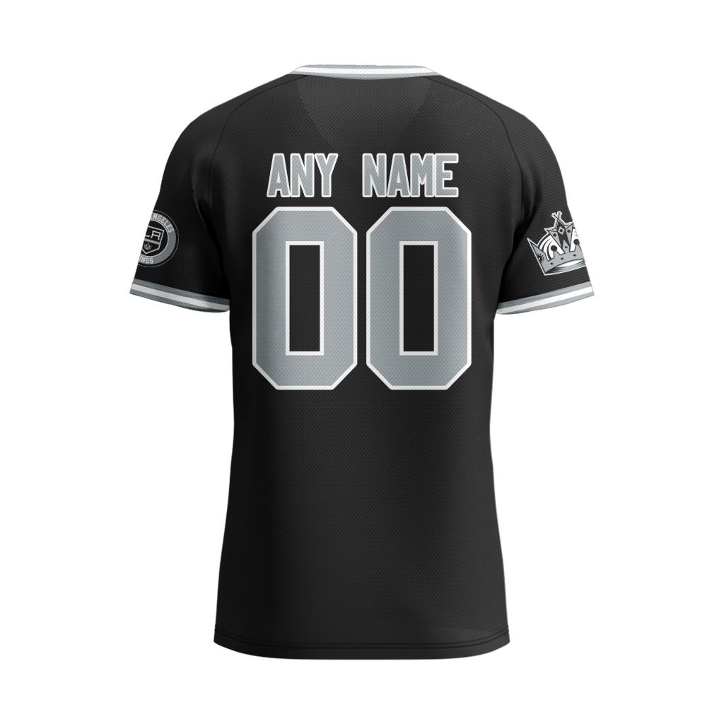 NHL-Los-Angeles-Kings-Special-V-neck-Mesh-Raglan-Short-Sleeve-Design-1
