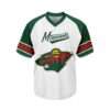 NHL Minnesota Wild Personalized V-neck Mesh Short Sleeve Jersey