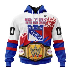 NHL New York Rangers Special WWE Design Unisex Performance Hoodie