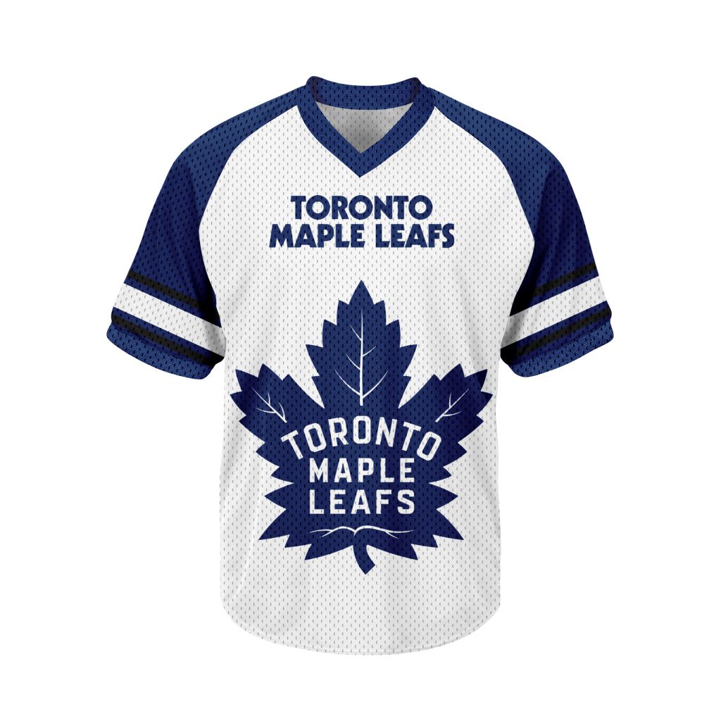 NHL-Toronto-Maple-Leafs-Personalized-V-neck-Mesh-Short-Sleeve-Jersey NHL Toronto Maple Leafs Personalized V-neck Mesh Short Sleeve Jersey