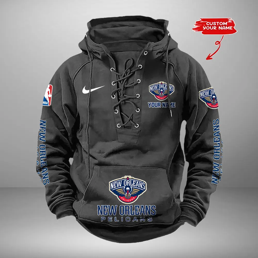New-Orleans-Pelicans-Personalized-NBA-Swoosh-Lace-Up-Hoodie-Vintage-Retro-Hoodie-3