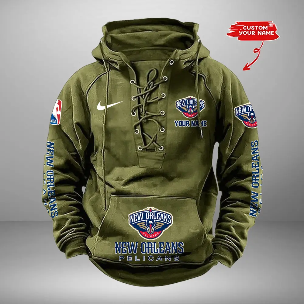 New-Orleans-Pelicans-Personalized-NBA-Swoosh-Lace-Up-Hoodie-Vintage-Retro-Hoodie-4