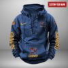 New York Giants NFL Personalized Swoosh Hooded Lace Up Hoodie Vintage Retro Hoodie