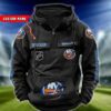 New York Islanders NHL Hockey Vintage Quarter Zip Hoodie Retro Hoodie Custom Name WRH1021