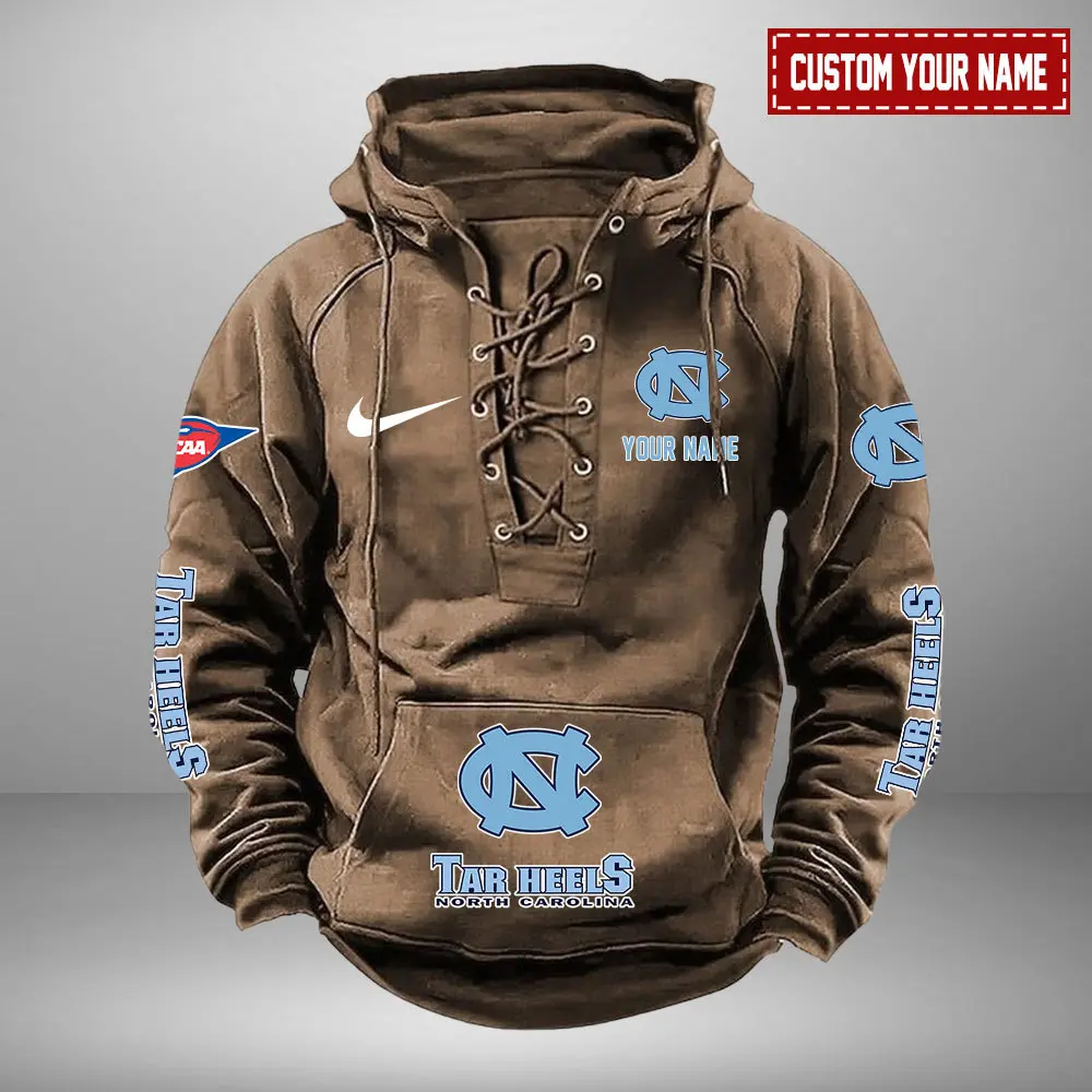 North-Carolina-Tar-Heels-NCAA-Swoosh-Hooded-Lace-Up-Hoodie-Vintage-Retro-Hoodie-Custom-Name-2