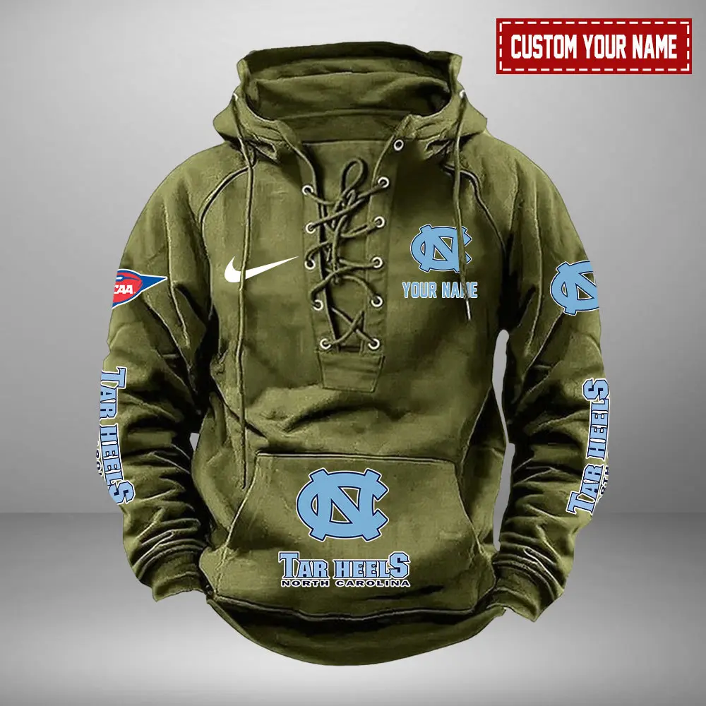 North-Carolina-Tar-Heels-NCAA-Swoosh-Hooded-Lace-Up-Hoodie-Vintage-Retro-Hoodie-Custom-Name-4