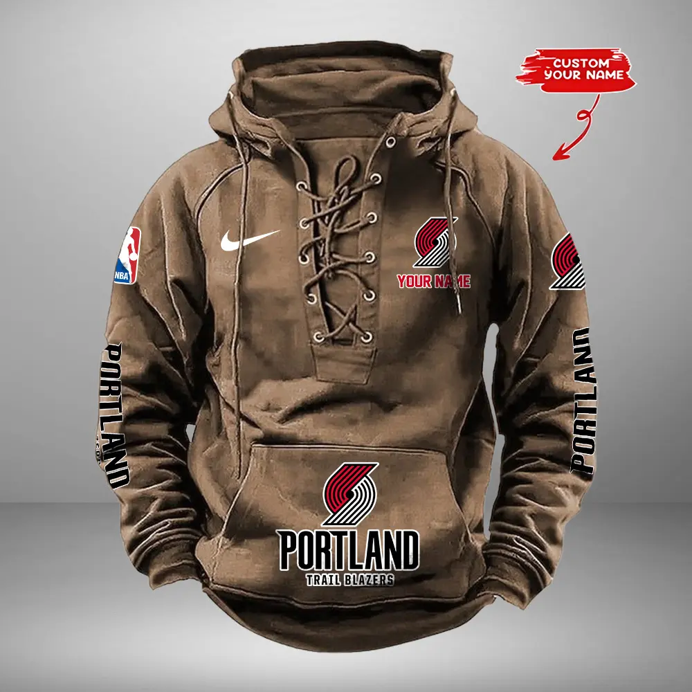 Portland-Trail-Blazers-Personalized-NBA-Swoosh-Lace-Up-Hoodie-Vintage-Retro-Hoodie-2