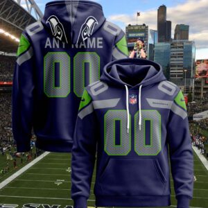 Seattle Seahawks Custom Unisex Hoodie Style Jersey Special Edition 2024/25 PJH1204